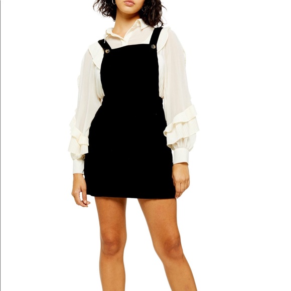 Topshop Dresses & Skirts - Topshop Corduroy Pinafore Dress